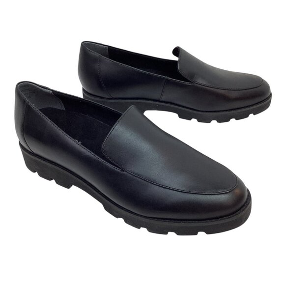 Vionic Kensley Womens 8.5 Black Leather Loafers Comfortable Slip-On NWOT - Picture 7 of 9